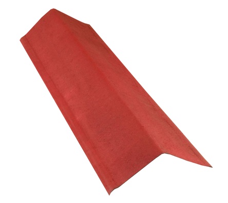 Щипцовый профиль, цвет красный, 1 м, 150*150 мм