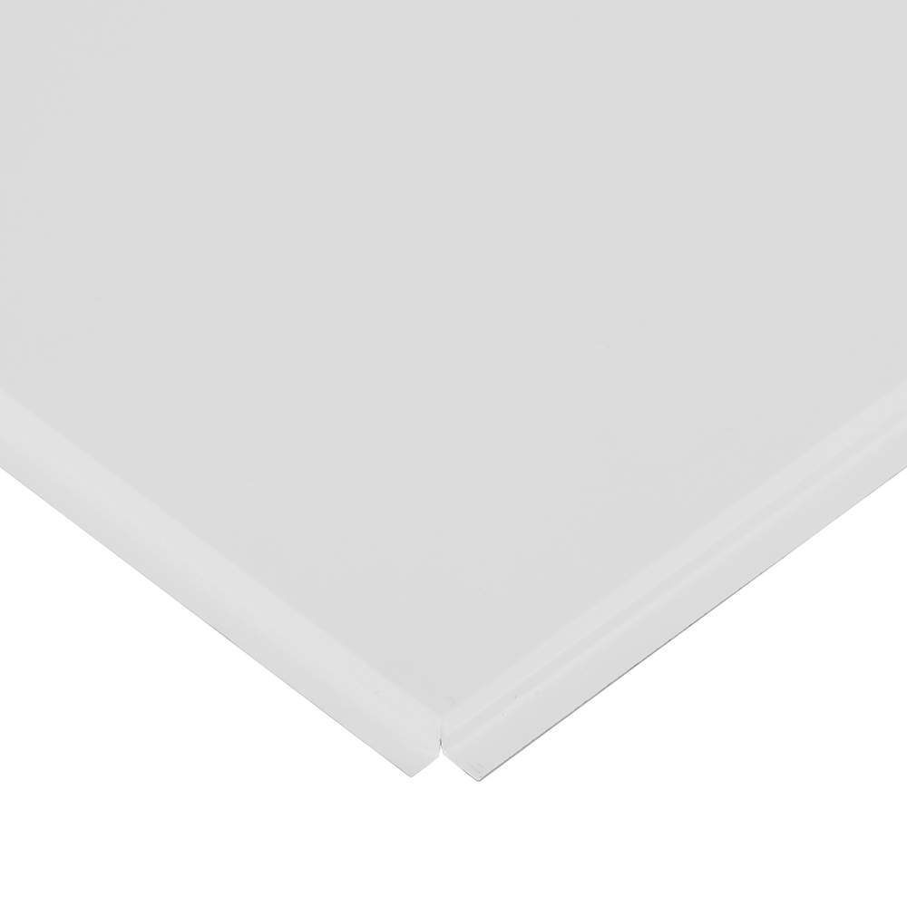 Кассета алюминиевая Албес Tegular Эконом,  белая матовая, 600х600 мм 